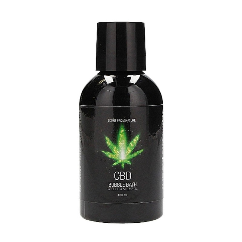 CBD - Bath and Shower - Luxe Travel set - Green Tea Hemp Oil